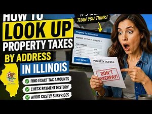 How to look up property taxes by address in Illinois