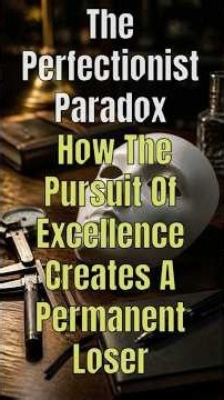 The Perfectionist Paradox How The Pursuit Of Excellence Creates A Permanent Loser