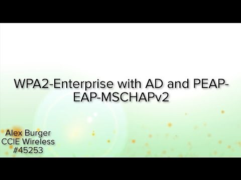WPA2-Enterprise with AD and PEAP-EAP-MSCHAPv2