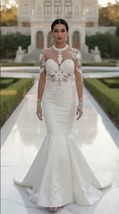 ✨ Most Beautiful Lace & Pearl Wedding Dresses | Elegant Bridal Gowns 2026