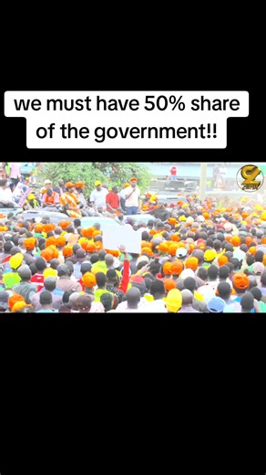 ODM insist they must have 50% share of the next government