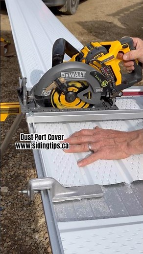 Circular saw dust port covers