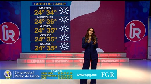 Información avanzada del clima en el área metropolitana de Monterrey con Lluvia Carrillo. #TelevisaMonterrey #GenteRegia #ClimaConLluvia #ViX Lluvia Carrillo | Televisa Monterrey