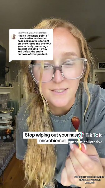 Replying to @Sylcian it’s important to understand the difference in iodines and how they chemically act in your body. Nasomin actually helps build your nasal microbiome because of how the potassium iodide works with lactoperoxidase - a naturally occurring enzyme that is naturally present in saliva, airway secretions, and nasal mucus. Its job is to help your body neutralize microbes in a controlled way without destroying beneficial bacteria. PVP iodine and potassium iodine don’t behave the same w