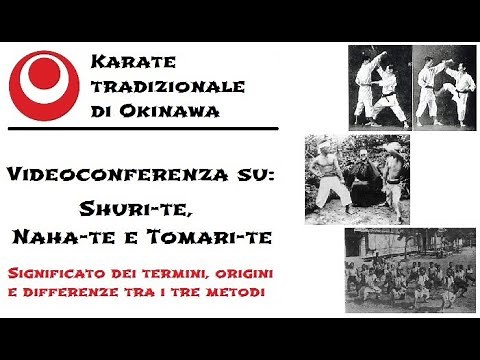 Karate Tradizionale di Okinawa: cosa sono Shuri-te, Naha-te, Tomari-te, Shorin e Shorei?