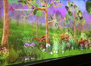 Journey through a digital rainforest when the National Museum of Singapore's revamped Glass Rotunda reopens to the public on Saturday. Here's a sneak peek: | CNA