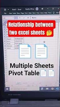 📄 Multiple Sheets Pivot Table | Relationship between two excel sheets | Excel Power Pivot Tutorial
