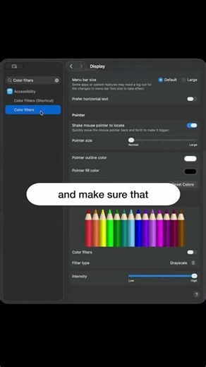 How to Turn Macbook Grayscale Shortcut #shorts