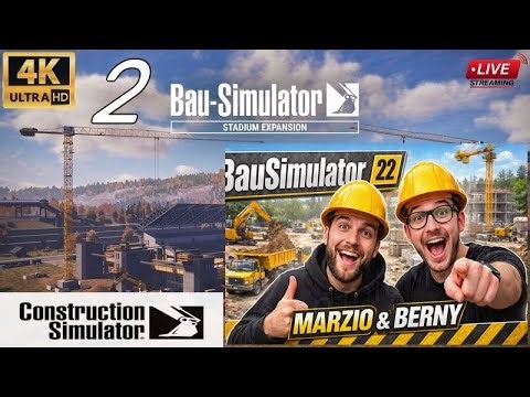 Bau Simulator 22🚧Baustelle Stadion🚧 #02✌️PS5 Gameplay|(4K)|✌️