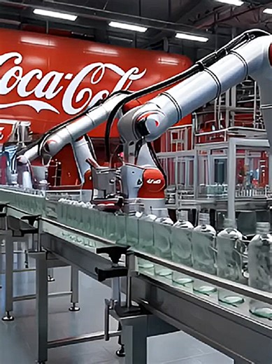 How Coca-Cola is made entirely by machines! #FactoryProcess #BeverageProduction #SatisfyingVideo #IndustrialAutomation #MadeInUSA