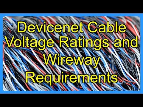 Devicenet Cable Voltage Ratings and Wireway Requirements