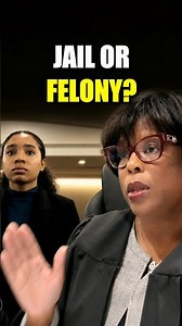 Jail or Felony? She Had to Choose #courtroom #sentencing #court #judge #courtroomdrama #courts