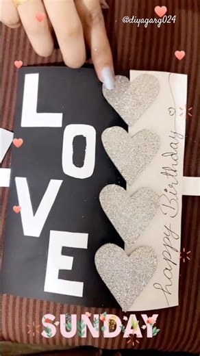 DIY Bday Cards (LOVE)🤍