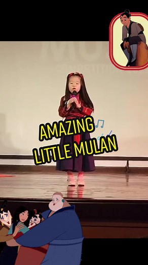 Little Thai Talent Girl Sings Reflection - Mulan at 5 Years Old