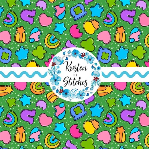 Lucky Charms Seamless Pattern, PNG Digital File, DIY Printable Paper, St Patrick's Day, Green Shamrocks, Rainbows, Luck of the Irish - Etsy