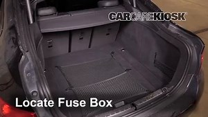 Interior Fuse Box Location: 2016 BMW 428i xDrive Gran Coupe 2.0L 4 Cyl. Turbo Hatchback (4 Door)