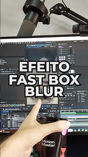 EFEITO FAST BOX BLUR | TUTORIAL AFTER EFFECTS #aftereffects #motiongraphics #aftereffectstutorial