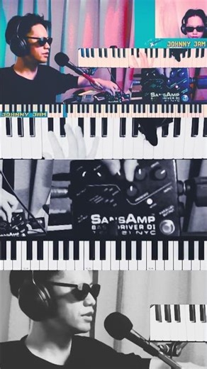 SansAmp BDDI V1 (Late) x Synth Bass (Roland RD-2000) : Dirty Bass Synth Loop & Tone Jam #shorts