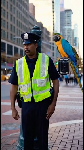 Parrot vs Traffic Police 🦜🚦 #StreetRoasts #SavageParrot #TrafficTrouble | Parrot Bust Squad