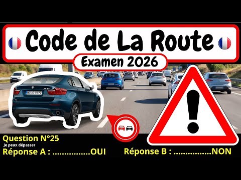 ✅ TEST GRATUIT DU CODE DE LA ROUTE 2026 🚗 #150