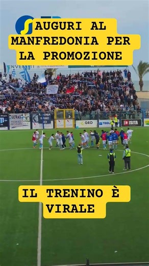 AUGURI AL MANFREDONIA PER LA PROMOZIONE! #shorts #ultras