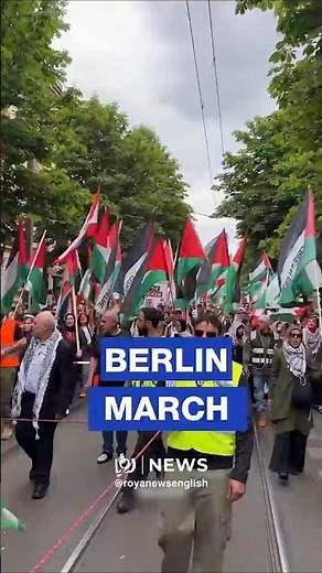 Thousands march in Berlin in support of Palestine and Lebanon 🇵🇸