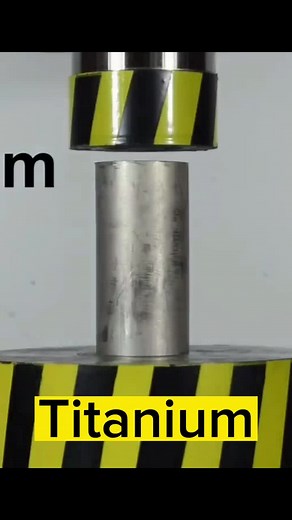 Titanium vs. Hydraulic Press: Strength Test Comparison