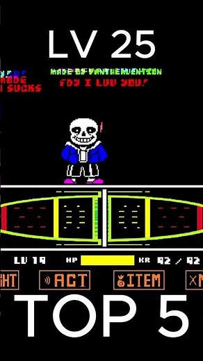 Highest Scaling Player Attacks in Undertale AUs Ranked 🏆#undertale #shorts