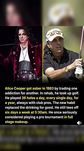 Most people know Alice Cooper for guillotines, snakes and stage blood. #alicecooper