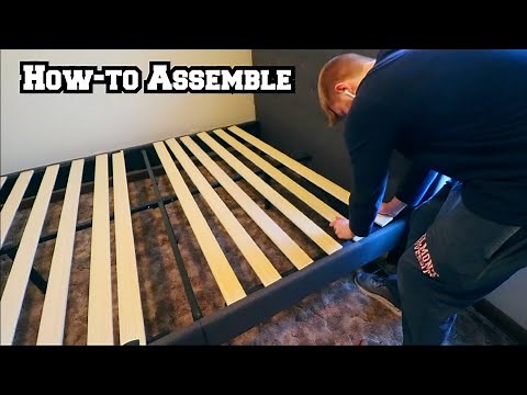 ZINUS Shalini Platform Bed Frame (ASSEMBLY + UNBOXING)