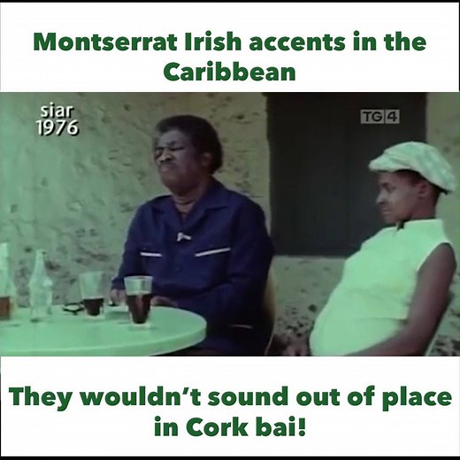 Crazy footage of people from Montserrat in the Caribbean who sound like they are from West Cork 😂 | Irish TV