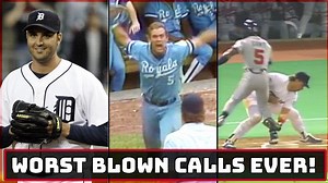 The 10 WORST Umpire Blown Calls in MLB HISTORY... — Humm Baby Baseball