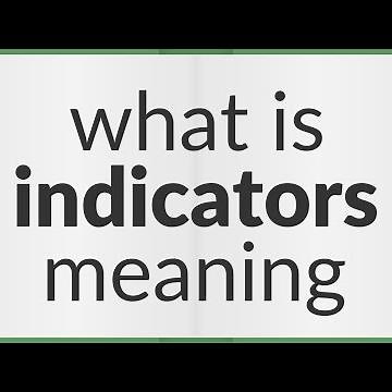 Indicators | meaning of Indicators