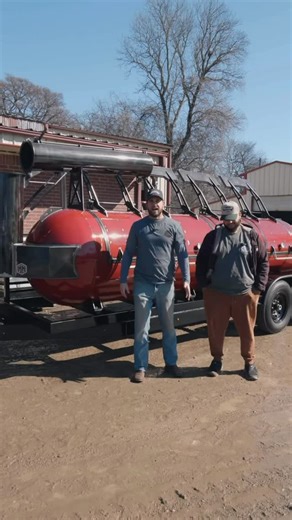 M&M BBQ Company on Instagram: "My man Jakir with @blackalmondbbq picked up his beautiful red OS1000 today and is heading to Hollywood California! Can’t wait to see him rolling on it! Let’s go! • • • U.S. Patent Des. D1,065,928 - design for os firebox Patent pending utility Patent-diverter for firebox Patent pending damper pin system • • • #fy #viral #fyp #mmbbqco #offset"