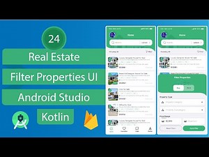 Real Estate App - 24 Filter Properties UI - Android Studio | Kotlin