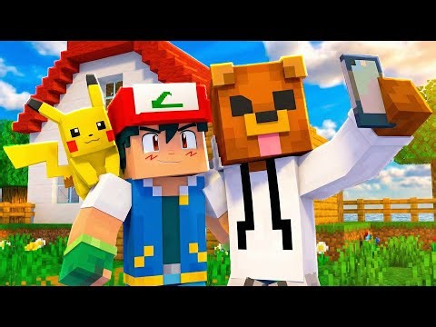 VISITÉ LA CASA DE ASH! (Minecraft Pokemon, Episodio 9)