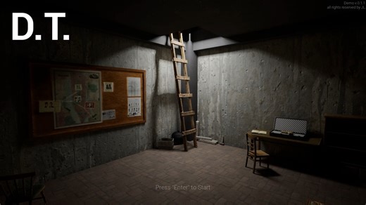 [27届]学了10天UE5捣鼓出来的恐怖游戏[Demo全流程]