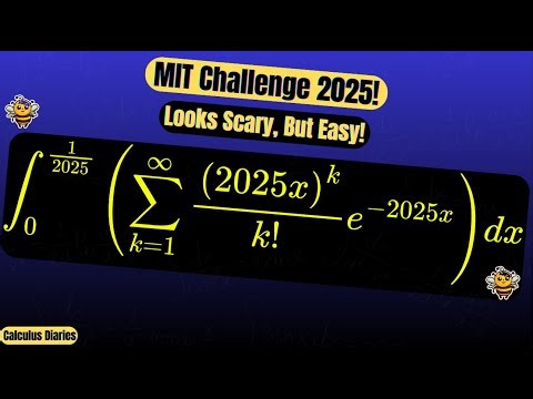 MIT Math Challenge 2025 | Solving a Scary Integral with Series & Exponentials