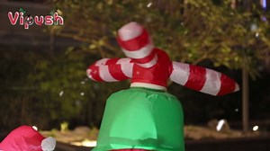 Amazon.com: Vipush Christmas Inflatable Decorations - Outdoor Helicopter inflatables Decorations Inflatable with LED Light, 7.8FT Outdoor Glitter Ball Holiday Decor Blow Up Christmas Yard Decor : Patio, Lawn & Garden