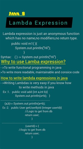 Java 8 | Lambda Expression 02 #java8