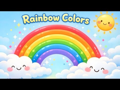 Learn Rainbow Colors for Kids & Toddlers | Colors of the Rainbow | Preschool Learning