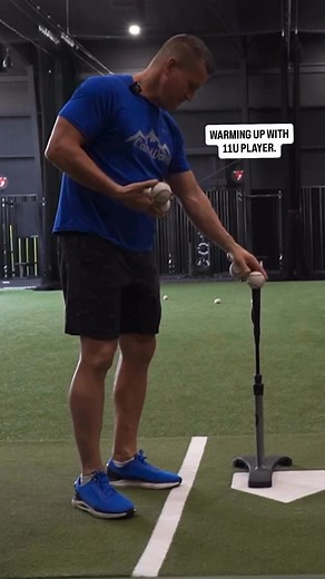 9.6K views · 72 reactions | Working with 11U player Elli Porter—warming up by focusing on a solid setup and using visual targets to help maintain good direction. We love seeing the fire in these young athletes, ready to work! We thrive off that energy! #softball #youthsoftball #training #hitting | CamWood Bats | Facebook