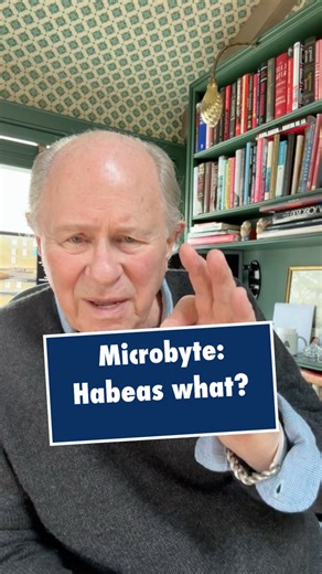 32K views · 1.6K reactions |  Habeas Corpus is a legal right that protects people from being held in jail without being told why. It ensures that anyone detained has the right to appear before a judge to challenge their imprisonment. Sign up for our FREE weekly newsletter to learn more about Habeas Corpus in a section we call Behind The Microbyte.  in Bio to subscribe. #america #inspire #progress #goals #motivation #education | America The Possible | Facebook
