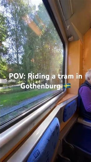 Gothenburg Tram Ride Timelapse 🚋 | Sweden City Vibes 🇸🇪 #europe #gothenburg #lifeineurope #travel