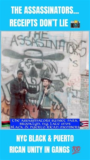 RARE 1970s NYC GANG PHOTO 🔵 Black & Puerto Rican UNITY | Assassinators #theassassinators #brooklyn