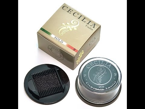 CECILIA Rosin "SOLO" - video demonstration by the rosin maker