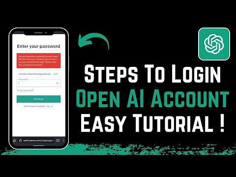 Open AI Login - How to Login Sign In Open AI Account !