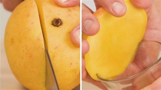 Easy hack to peel mangoes