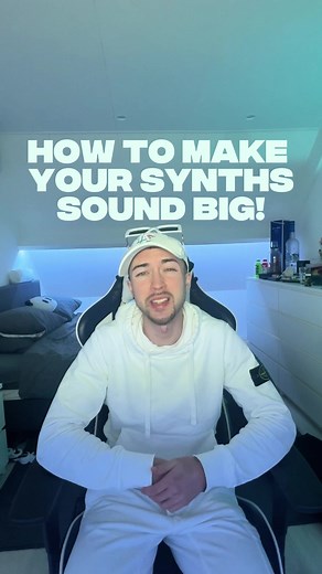 How to make your synth hit on EVERY sound system 🔊 1) Duplicate the same synth 4x (same MIDI) 2) Build your 4 layers (gain-staged): • Synth 1 = MONO BODY: PUT IN MONO (If your vst allows that), 1 oscillator, DRY (no wet FX). Loudest. • Synth 2 = STEREO WIDE: STEREO, as many oscillators as you want, ONLY chorus if needed. ~ volume: 60–80% of Synth 1. • Synth 3 = SPARKLE: Copy Synth 2, 1 octave, tiny reverb. HPF ~200–300 Hz slight LPF ~18–20 kHz. ~ volume: 10–15% of Synth 1. • Synth 4 = TEXTURE /