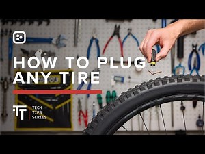 How To Use Tubeless Tire Plugs | Bike Tech Tips